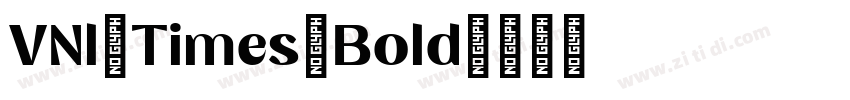 VNl Times Bold字体转换 VNl Times Bold字体转换